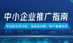 （14910期）中小企业竞价推广指南，平台优劣势分析，适配性判断，账户管理协作