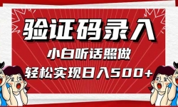 （14540期）信息录入，几秒一单，只需一部手机，小白轻松上手，日入500＋