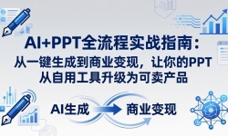 ��18142�ڣ�AI+PPTȫ����ʵսָ��-����4��21����һ�����ɵ���ҵ���֣������PPT�����ù�������Ϊ������Ʒ