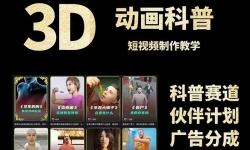 （14962期）3D科普短视频变现全攻略，从文案创作到成品输出，附带素材下载链接