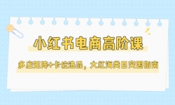 （14940期）小红书电商高阶课，多店矩阵+卡位选品，大红海类目突围指南（更新5月）