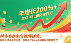 ��17225�ڣ�ƴ����̼�ʵս��ѵӪ������ҵ��ȫ���޵�����������200%+����������ͻ�ư���(26��1�¸���)