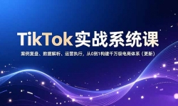 ��16918�ڣ�TikTokʵսϵͳ�Σ��������̡����ݽ�������Ӫִ�У���0��1����ǧ�򼶵�����ϵ�����£�