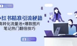 （14881期）小红书精准引流秘籍，高转化流量池+爆款图片，笔记热门翻倍技巧