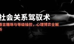 （14958期）2025社会关系驾驭术，语言雕琢与等级操控，心理博弈全解析