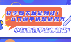 （14370期）打字聊天就能赚钱！0门槛手机就能操作，小白宝妈学生都能做!