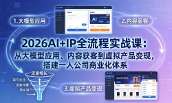 ��17863�ڣ�2026AI+IPȫ����ʵս�Σ��Ӵ�ģ��Ӧ�á����ݻ�͵������Ʒ���֣��һ�˹�˾��ҵ����ϵ