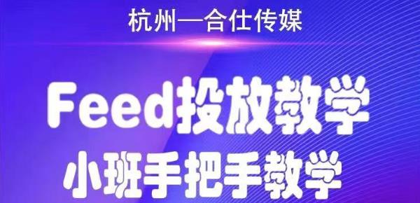 【勇锶2053期】合仕传媒Feed投放教学，手把手教学，开车烧钱必须自己会！-勇锶商机网