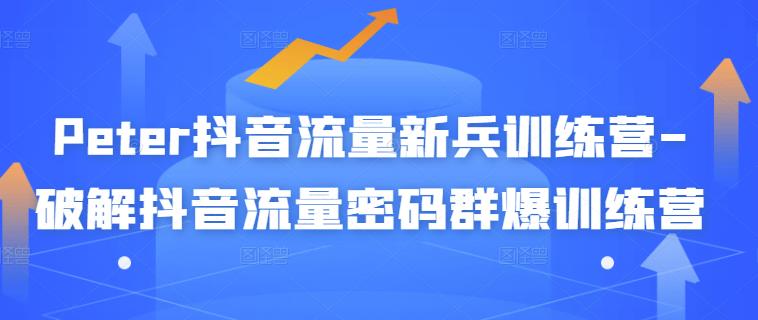 1185期：Peter抖音流量新兵训练营-破解抖音流量密码群爆训练营（新兵）
