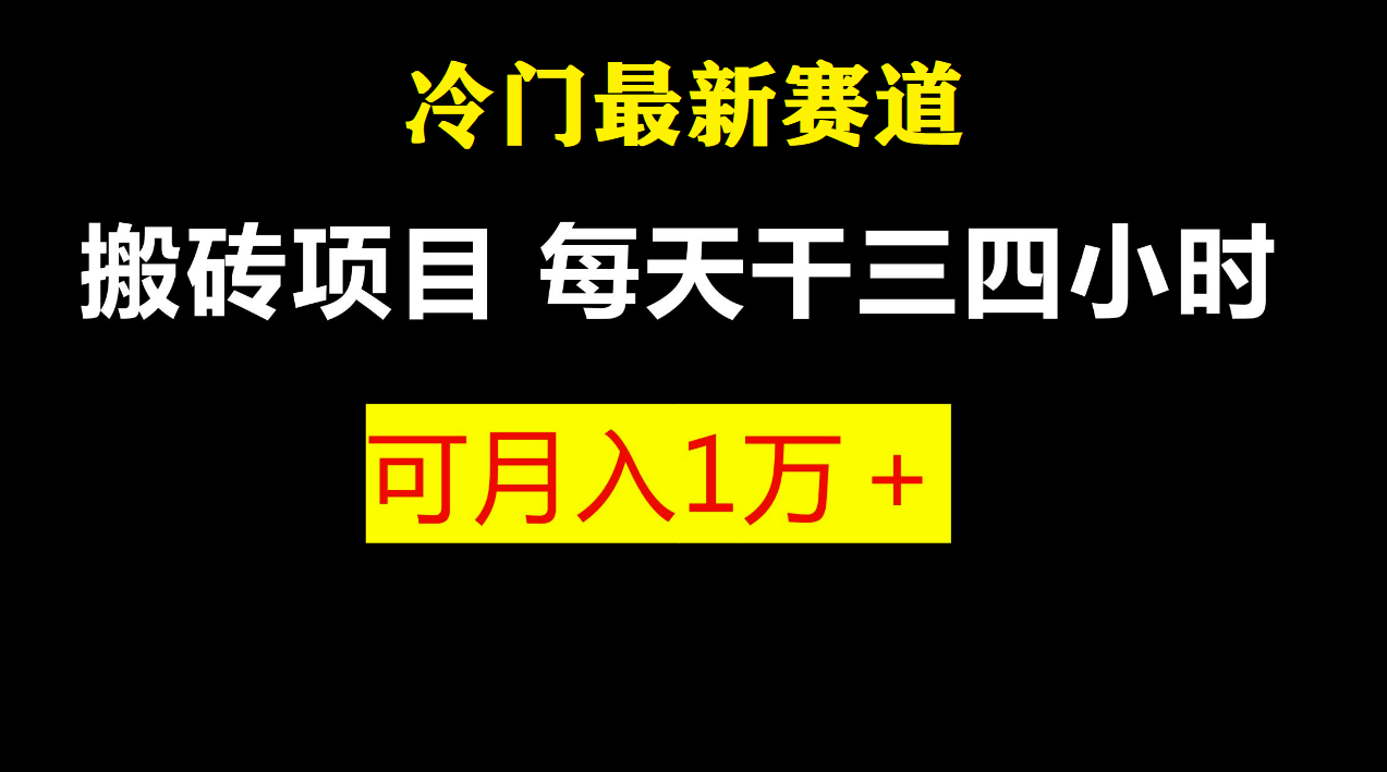 最新冷门游戏搬砖项目，零基础也能玩（附教程+软件）-19资源网-冒泡网-中赚网论坛