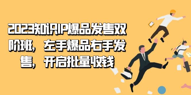 2023知识IP-爆品发售双 阶班，左手爆品右手发售，开启批量收钱-微众资源