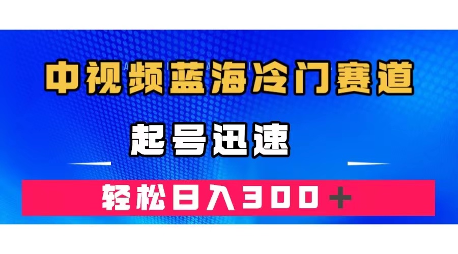 中视频蓝海冷门赛道，韩国视频奇闻解说，起号迅速，日入300＋-微众资源