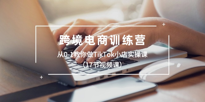 精通跨境电商，TikTok小店实操课，零基础到熟练掌握！
