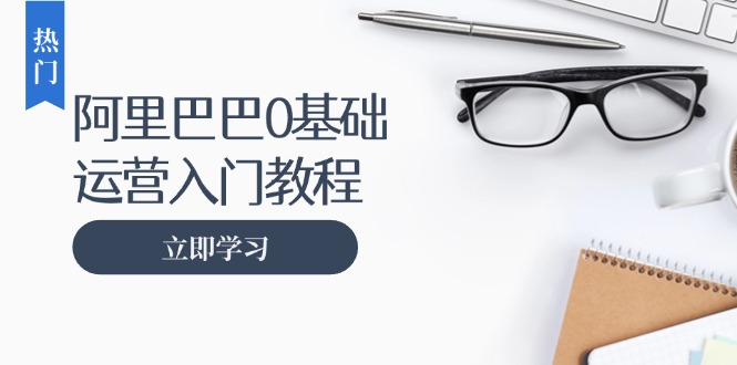 （13291期）阿里巴巴运营零基础入门教程：涵盖开店、运营、推广，快速成为电商高手-小白兔技术部落