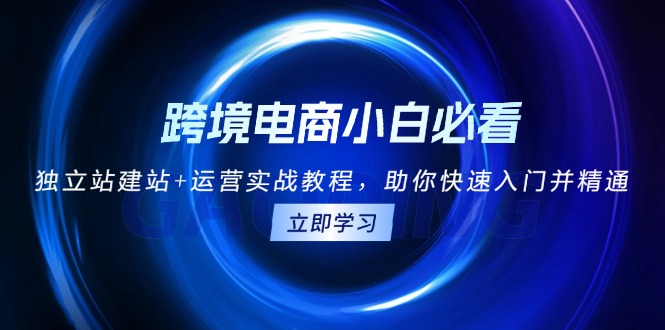 跨境电商小白必看！独立站建站+运营实战教程，助你快速入门并精通_酷乐网