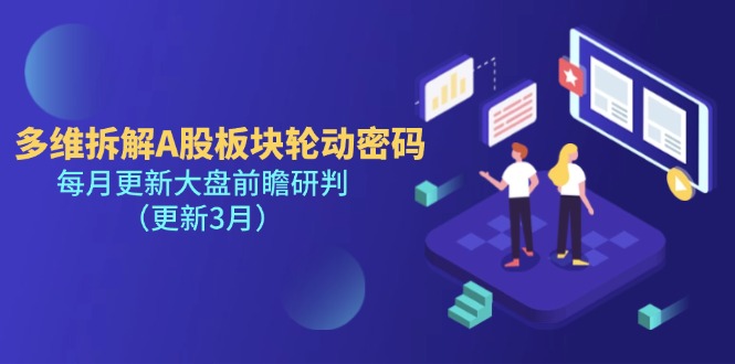 多维拆解A股板块轮动密码，每月更新大盘前瞻研判（更新3月）_酷乐网