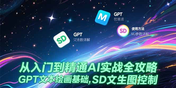 15309ڣŵͨAIʵսȫԣGPTı滭MJ⣬SDͼ