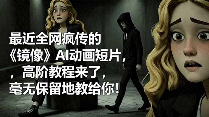 最近全网疯传的《镜像》AI动画短片,高阶教程来了,毫无保留地教给你!_酷乐网