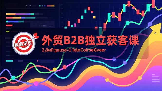 外贸B2B独立获客课，Facebook主页搭建、消息互动广告、精准定位，打造高询盘系统中创-951博客