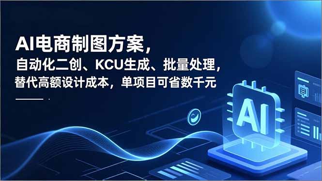 AI电商制图方案，自动化二创、SKU生成、批量处理，替代高额设计成本，单项目可省数千元_酷乐网