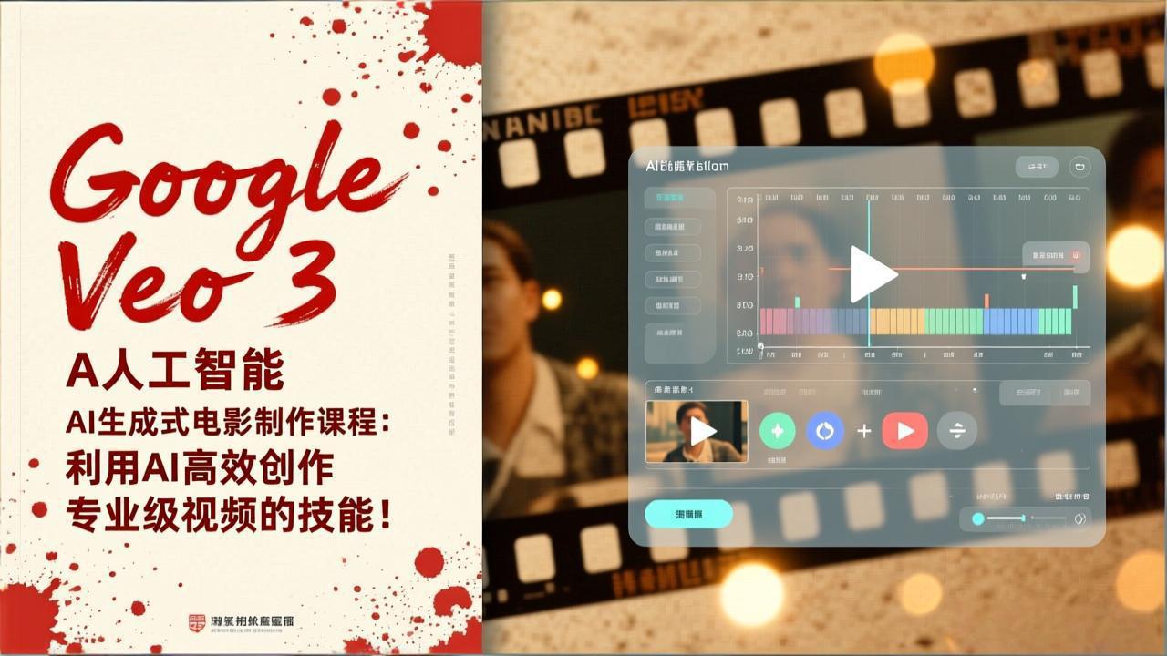 Google Veo 3人工智能AI生成式电影制作课程：利用AI高效创作专业级视频的技能！_酷乐网