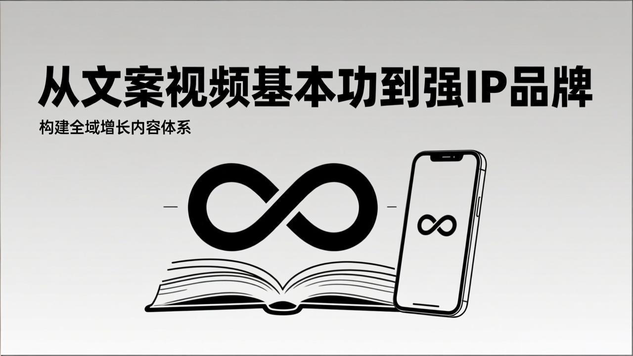 2026内容获客系统课：从文案视频基本功到强IP品牌，构建全域增长内容体系_酷乐网