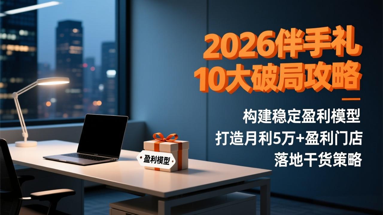 2026伴手礼10大破局攻略:构建稳定盈利模型,打造月利5万+盈利门店,落地干货策略_酷乐网
