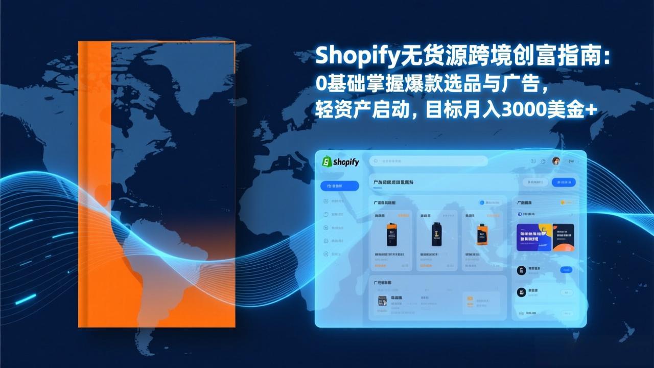 Shopify爆款打法实战：从选品到广告投放，复制爆款模型，驱动独立站月销售额破万刀-951博客
