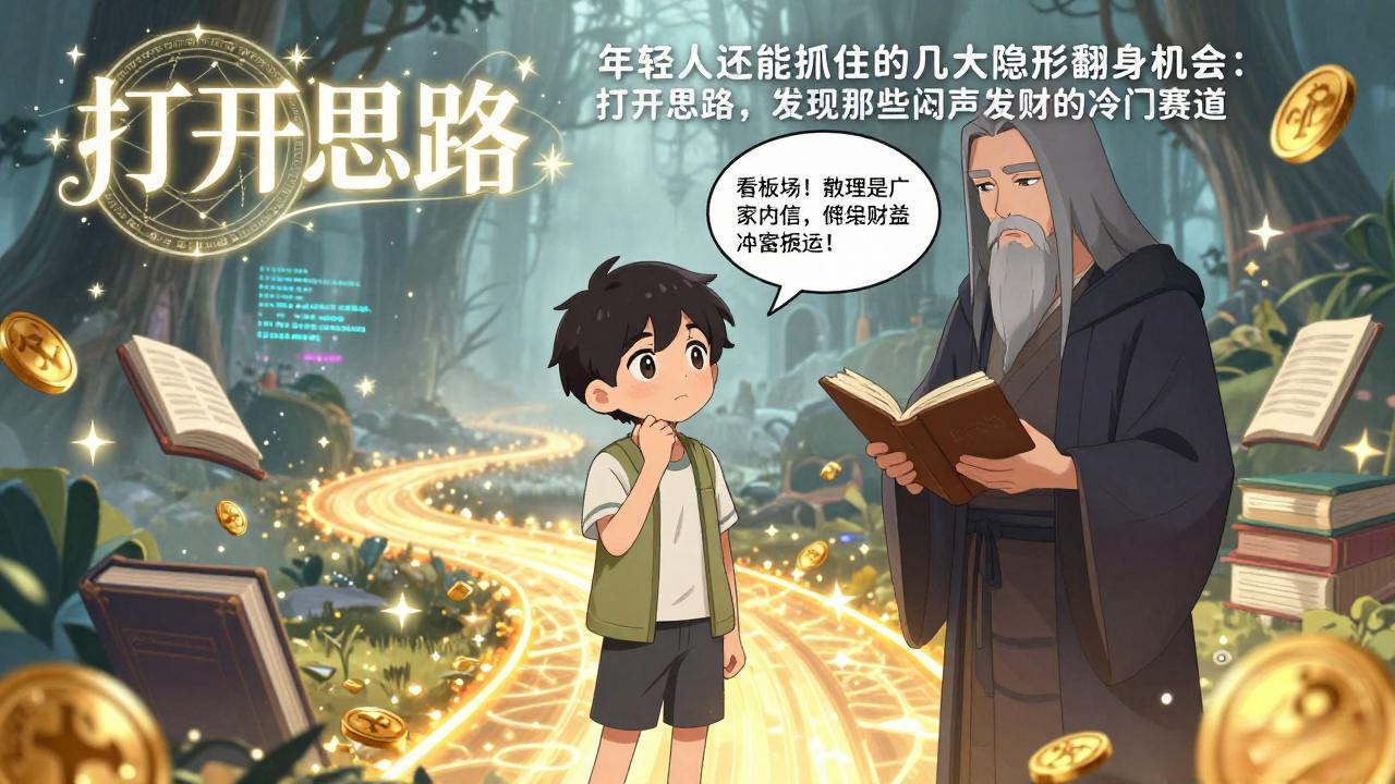 付费文1+2:年轻人还能抓住的几大隐形翻身机会:打开思路,发现那些闷声发财的冷门赛道_酷乐网