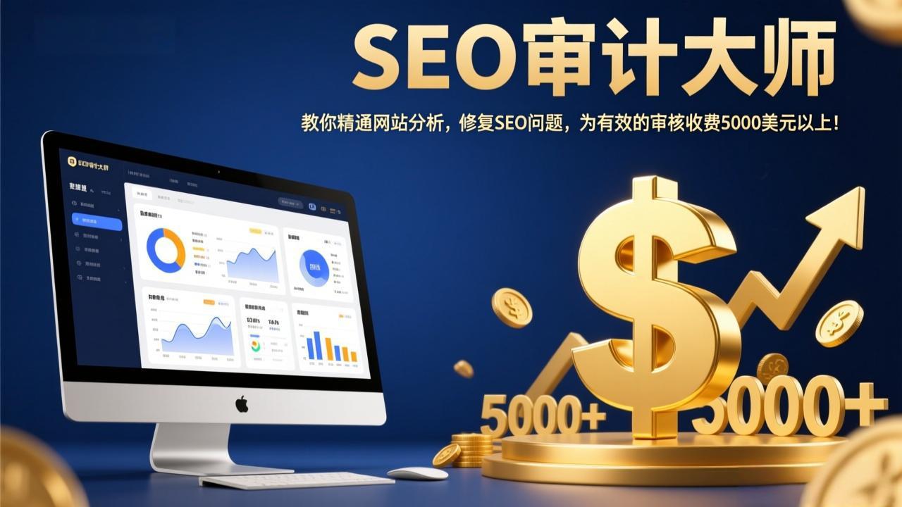 SEO审计大师:教你精通网站分析,修复SEO问题,为有效的审核收费5000美元以上!-951博客