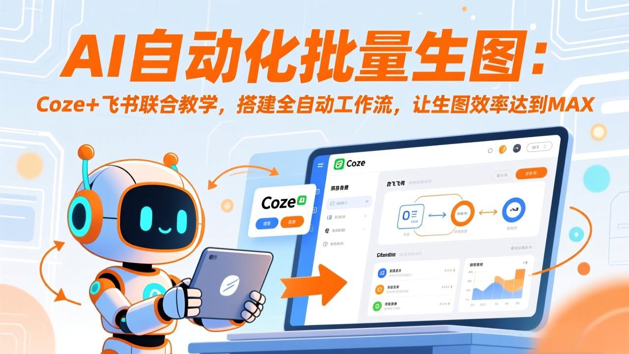 AI自动化批量生图：Coze+飞书联合教学，搭建全自动工作流，让生图效率达到MAX-951博客