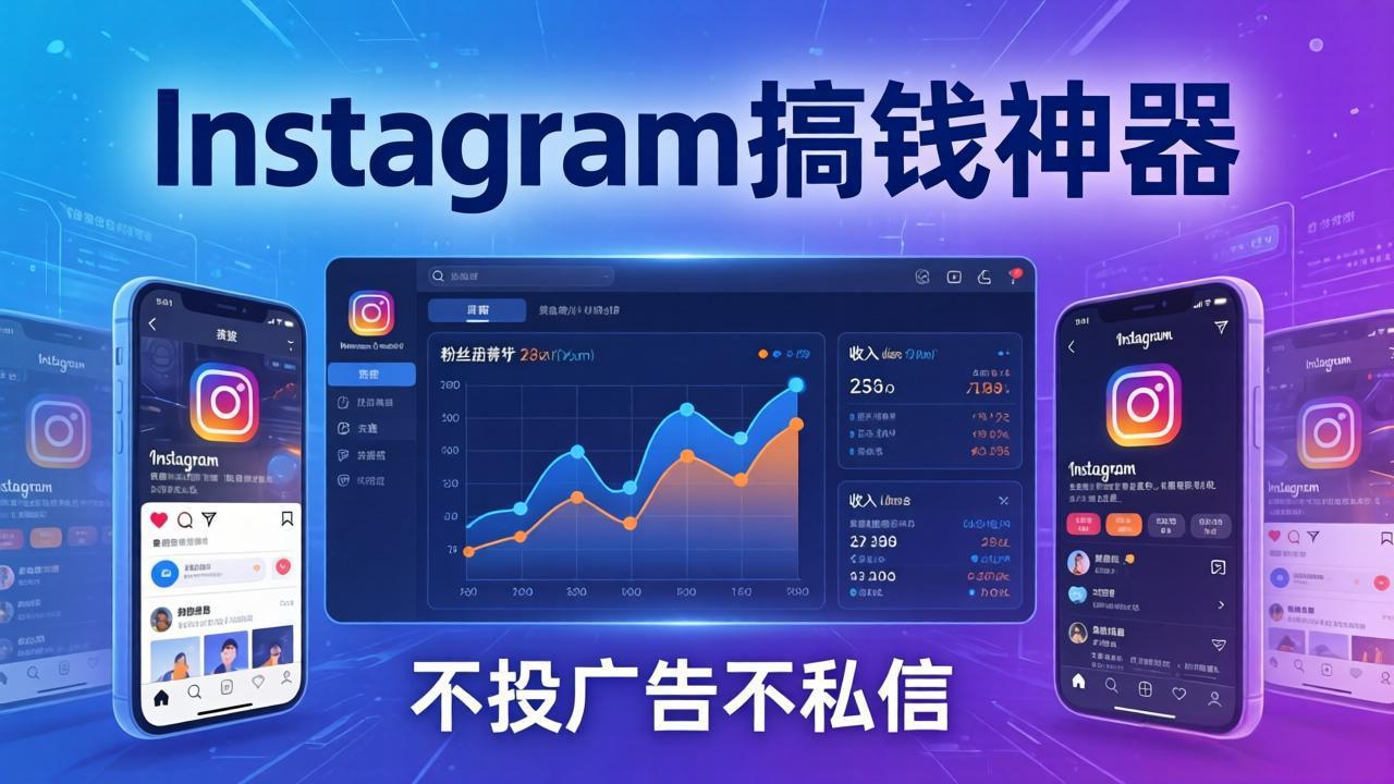 Instagram搞钱神器：月涨6万粉+月入5万刀，不投广告不私信，靠算法+低价产品_酷乐网