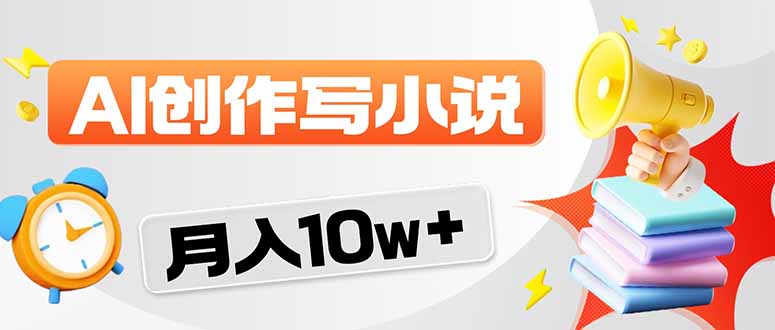 2026风口项目AI写小说 轻松实现月入10w+_酷乐网