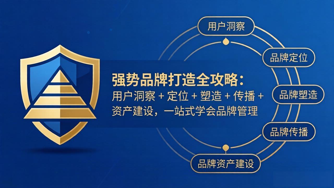 强势品牌打造全攻略：用户洞察 + 定位 + 塑造 + 传播 + 资产建设，一站式学会品牌管理_酷乐网