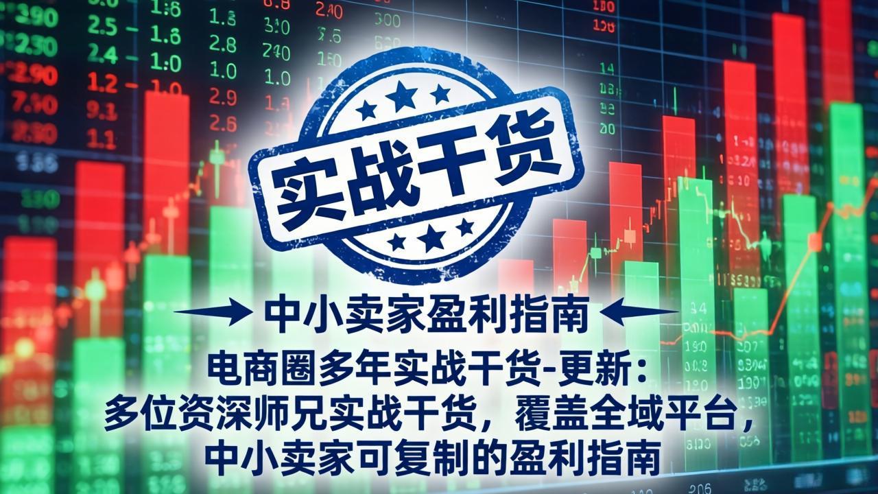电商圈多年实战干货-更新4月：多位资深师兄实战干货，覆盖全域平台，中小卖家可复制的盈利指南_酷乐网