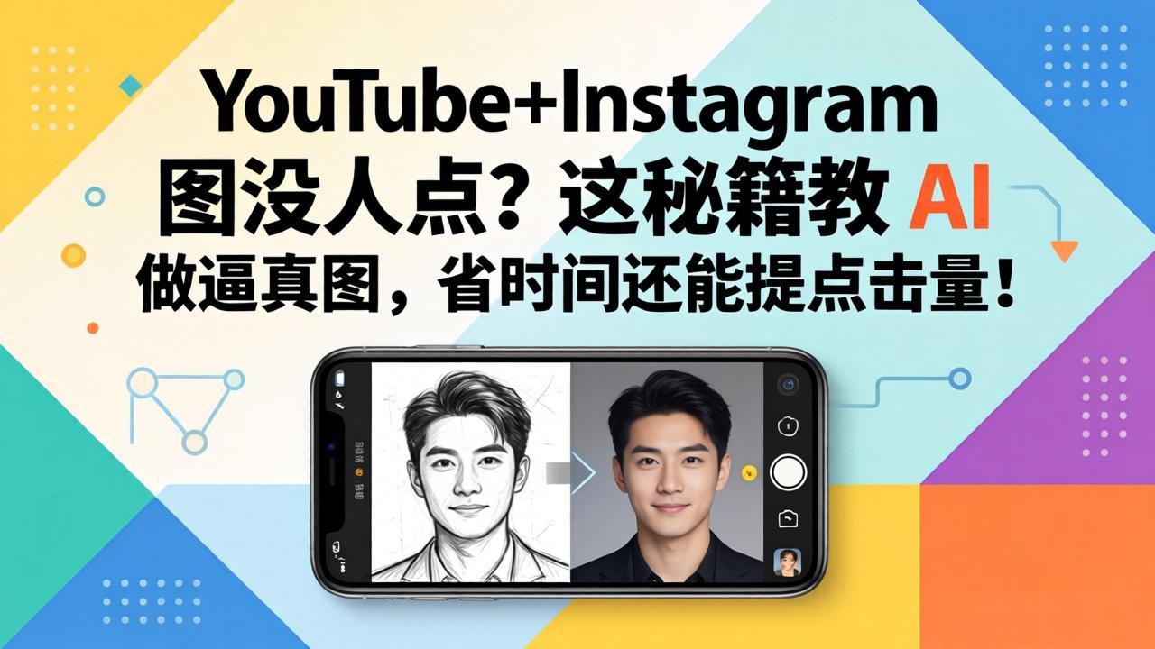 YouTube+Instagram 图没人点？这秘籍教 AI 做逼真图，省时间还能提点击量_酷乐网