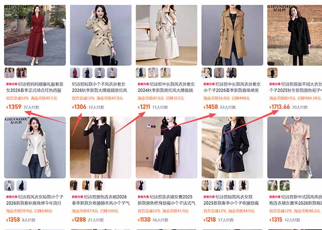 图片[2]_【超强副业】淘宝超高价女装项目：1单赚1000多，可工作室放大（共52节）_酷乐网