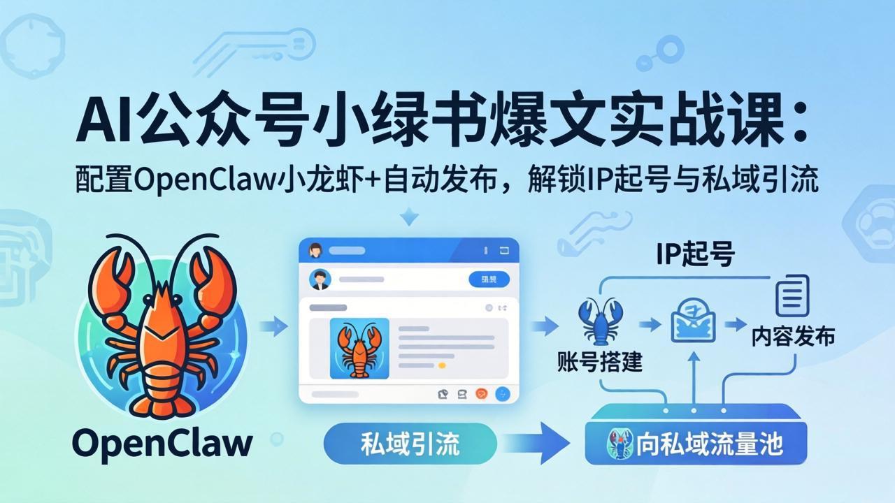 ��18132�ڣ�AI���ں�С�������ʵս�Σ�С���鱬��д��+OpenClaw�Զ�����������IP�����˽������